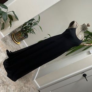 Vera Wang black evening dress